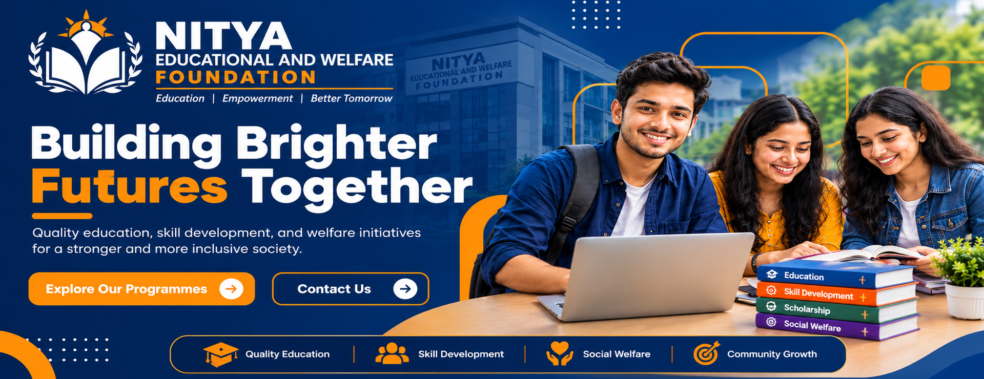Nitya Educational & Welfare Foundation - Banner 1